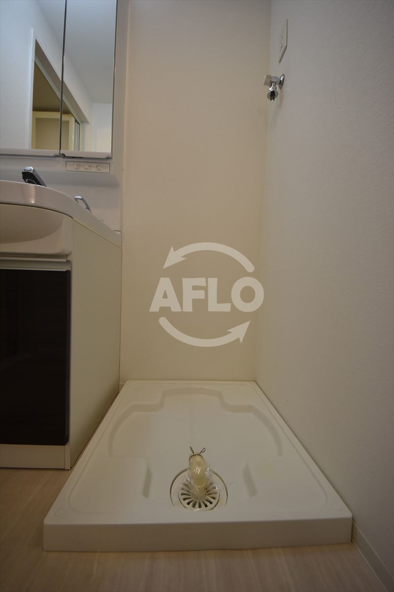 レジュールアッシュ都島の設備|レジュールアッシュ都島　洗濯機置き場