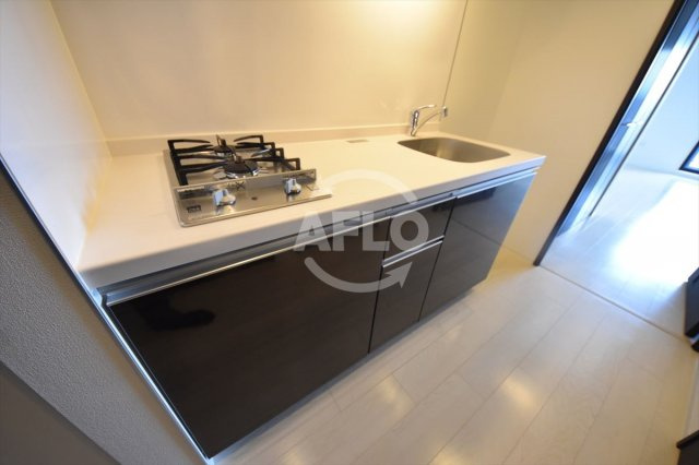 レジュールアッシュ都島のキッチン|レジュールアッシュ都島　2口ガスシステムキッチン