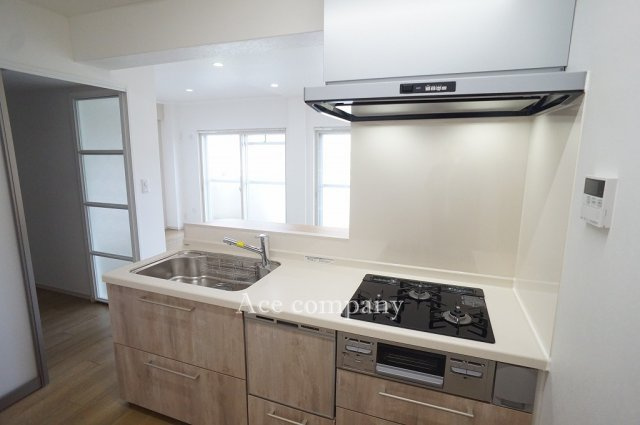 【キッチン】 | ハイマート若江2号棟 | 食洗器付きのシステムキッチン新調です☆