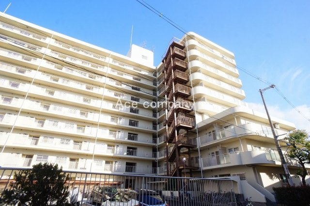 【外観】 | ハイマート若江2号棟 | コンビニ徒歩2分圏内です♪