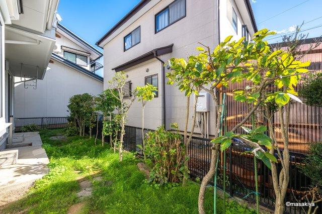 箱清水2丁目売家の庭