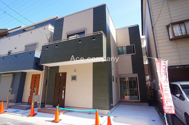 【外観】 | 八尾市若草町 | 【新築完成済み☆ローン控除対象、省エネ適合住宅☆】ローン返済目安：月々約110046円（頭金0円、変動金利0.875％、返済期間35年、ボーナス払い無しで試算しています）