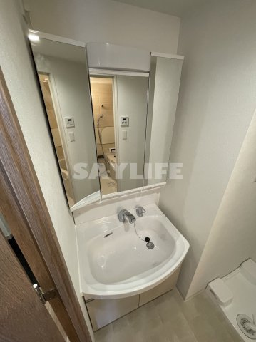 プレサンス長田レジェールの独立洗面台