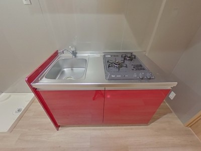 熊本市中央区黒髪２丁目のアパートのキッチン