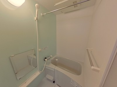 熊本市中央区黒髪２丁目のアパートの浴室