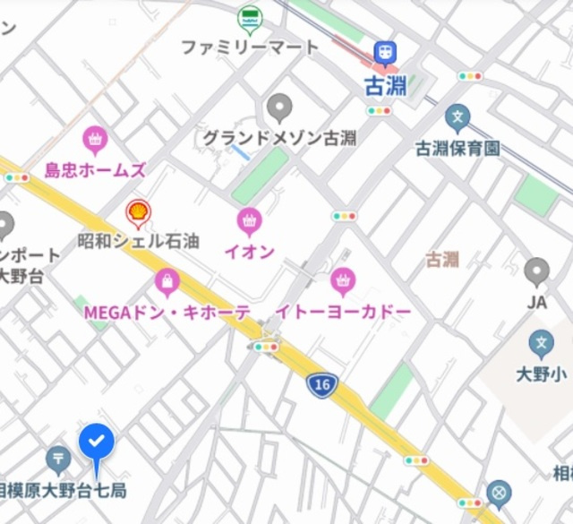 cocon東棟の地図