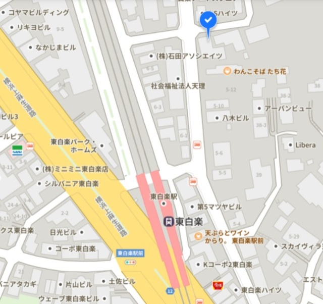 ＣＡＳＡ　ＡＺＵＬの地図