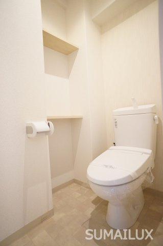 熊本市中央区迎町１丁目の賃貸マンションのトイレ