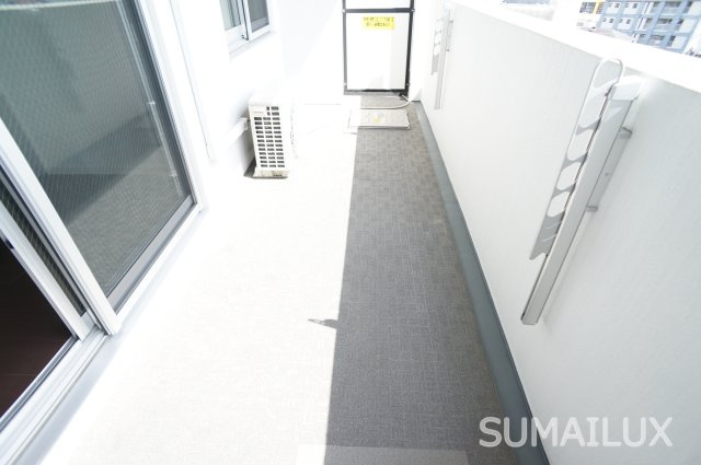 熊本市中央区迎町１丁目の賃貸マンションのバルコニー