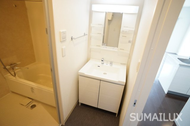 熊本市中央区迎町１丁目の賃貸マンションの洗面所