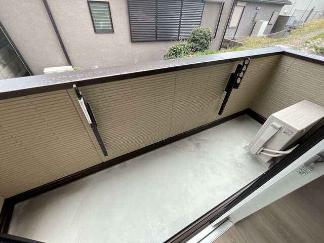 メゾン　ド　ソルテA棟のバルコニー