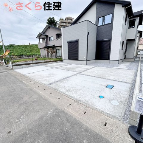 宇都宮市西原町2期　3号棟の駐車場|3台駐車可能です