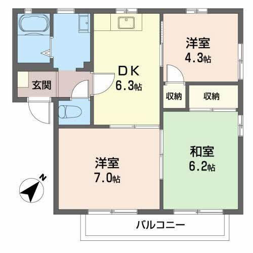ガーデンハイムの間取り