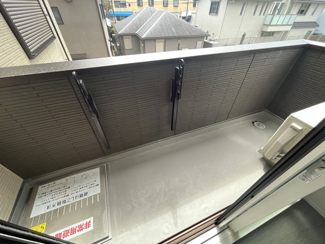 メゾン　ド　ソルテA棟のバルコニー