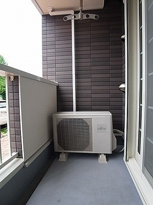 アンジュエールＢのバルコニー