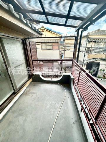 西弓削2丁目一戸建のバルコニー|南面バルコニー