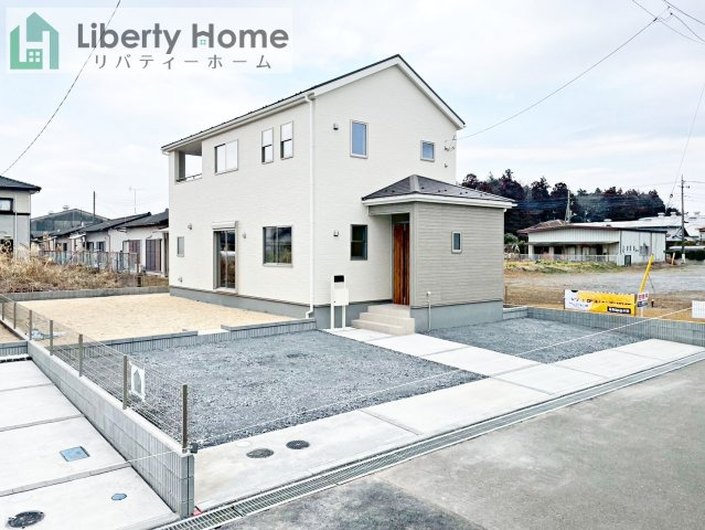 小美玉市上玉里第2　新築戸建　1号棟の外観|ご予約をいただければ、『平日の空いた時間』『周辺物件まとめて見たい』『1件だけ見たい』ももちろん可能です♪
お気軽にお問合せください♪