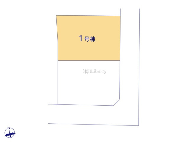 小美玉市上玉里第2　新築戸建　1号棟の区画図