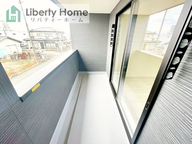 小美玉市上玉里第2　新築戸建　2号棟のバルコニー