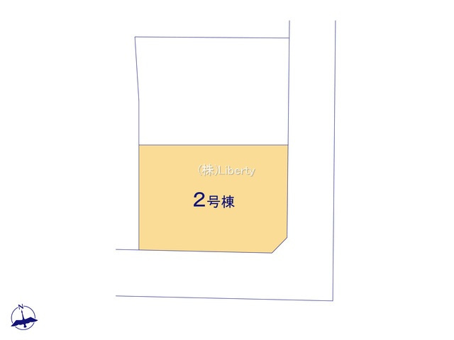 小美玉市上玉里第2　新築戸建　2号棟の区画図
