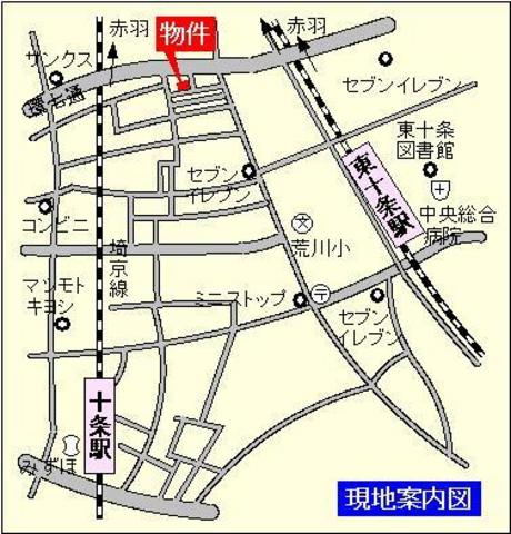 メゾンガーデニアの地図