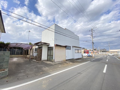 【前面道路含む現地写真】 | 【磯浜さくら坂通り】大洗町和銅　店舗兼居宅　6K　