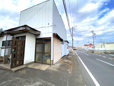 【外観】 | 【磯浜さくら坂通り】大洗町和銅　店舗兼居宅　6K　