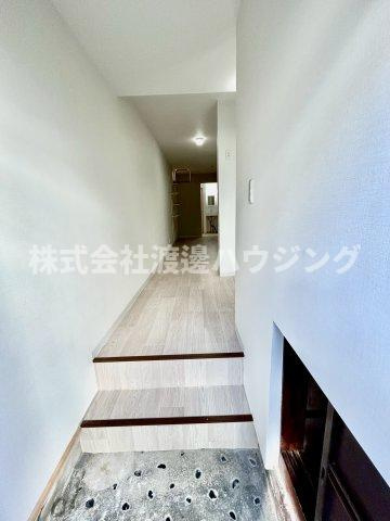 小若江1丁目テラスハウスの玄関