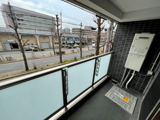 リーフビル割塚のバルコニー