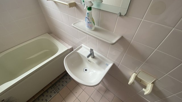 元町コーポラスの洗面所