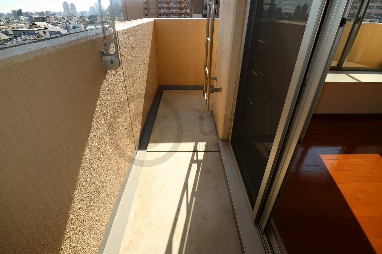 シャインビュー六甲のバルコニー