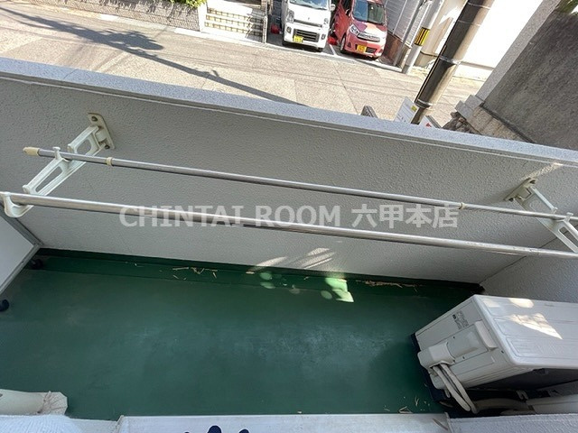 シェレナ六甲のバルコニー