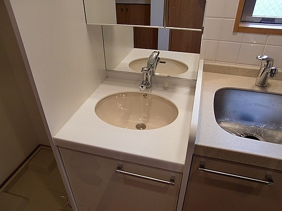 エステムコート三宮山手2ソアーレの洗面所