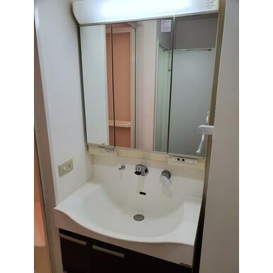 ポイントタワーマンションの洗面所