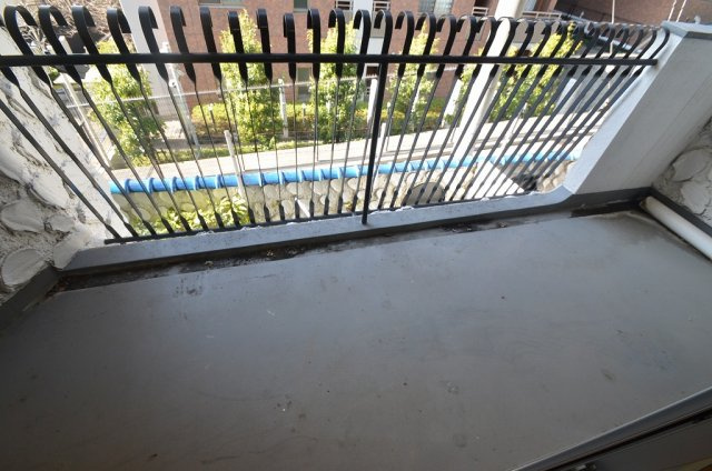 シャトー野崎のバルコニー