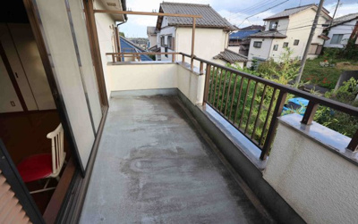【バルコニー】 | 毛呂山町西戸　中古住宅 | 西側バルコニー