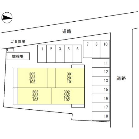 セントセシリアの区画図