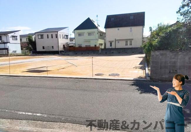 松山市今在家３丁目の売地の外観|外はこのようになっています