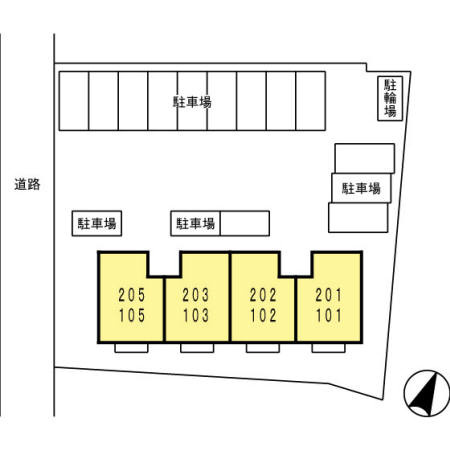 ヴァイセ　ガルテンの駐車場|駐車スペースもあります♪
