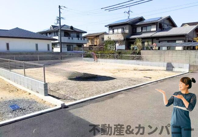 松山市余戸東２丁目の売地の外観|外はこのようになっています