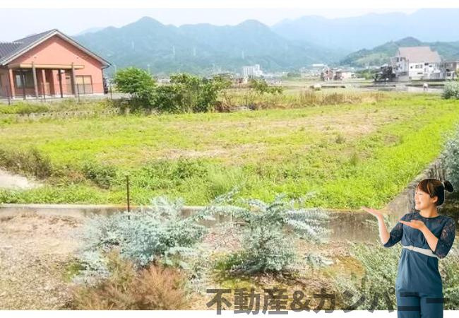 東温市田窪の売地の外観|外はこのようになっています
