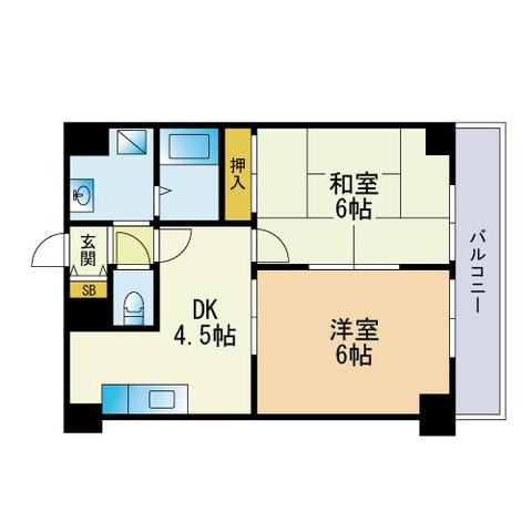 ドゥエム百道の間取り
