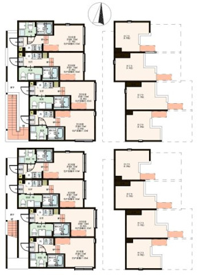 【区画図】 | ハーモニーテラス足立ⅩⅦ
