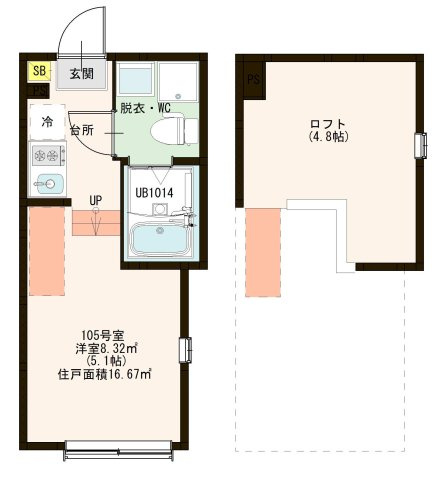 【間取り】 | ハーモニーテラス足立ⅩⅦ