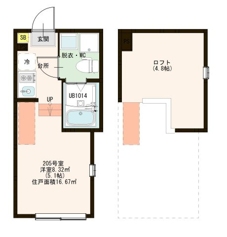 【間取り】 | ハーモニーテラス足立ⅩⅦ