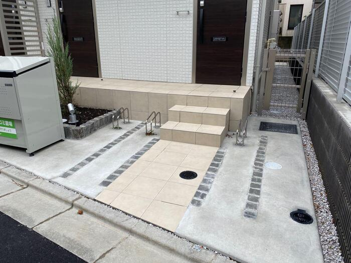 シンシア野沢のエントランス