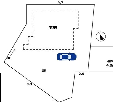 【中古】川越市吉田中古住宅の区画図