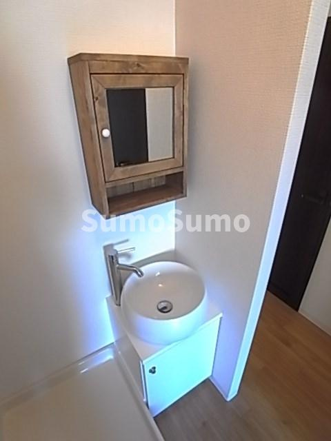 ホワイトハイツの洗面所