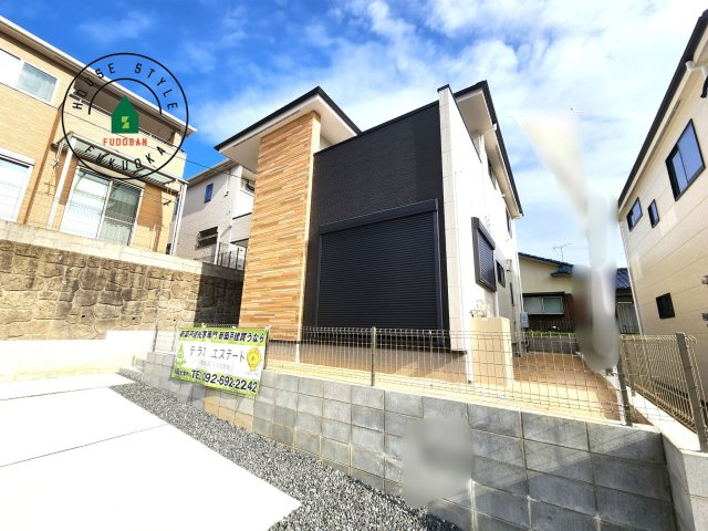 糟屋郡篠栗町和田2丁目第2-2棟（1号棟）　の外観|デザイン性のある外観です。