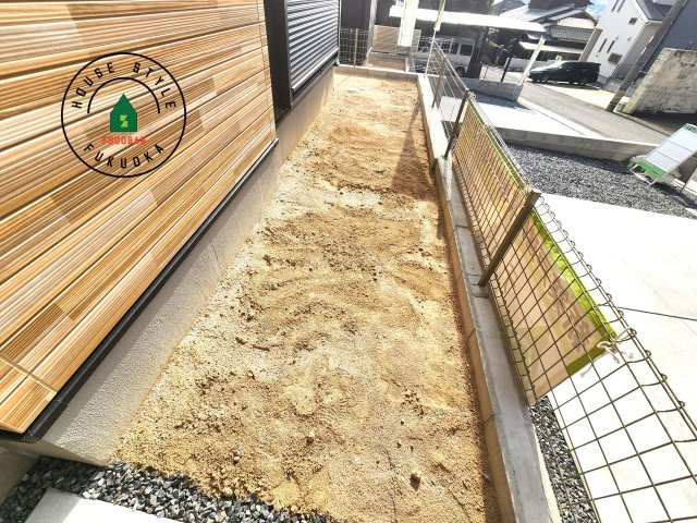 糟屋郡篠栗町和田2丁目第2-2棟（1号棟）　の庭|お庭で自由な時間を過ごせます。